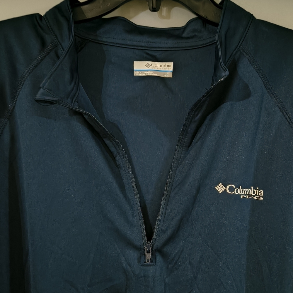 Columbia Navy Long Sleeve Pullover - Picture 2 of 5